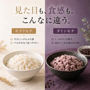 もち麦 国産 食べ比べセット 2kg(キラリモ...の詳細画像4