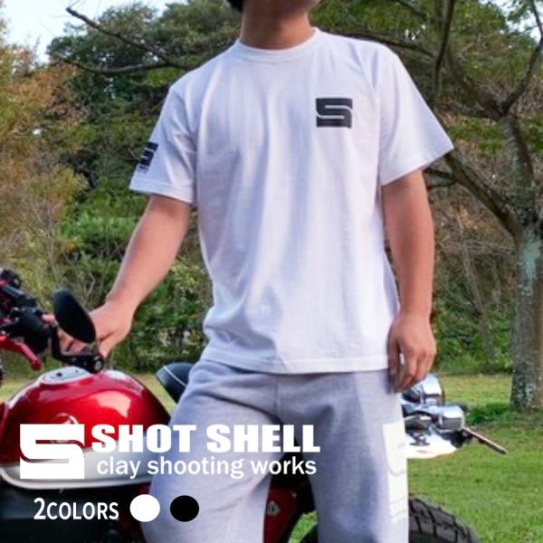 Shot Shell Tシャツ 半袖 クレー射撃 カッコイイ スポーツ