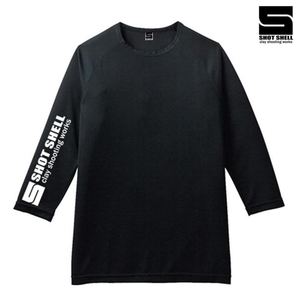 Shot Shell プリントTシャツ/七分袖