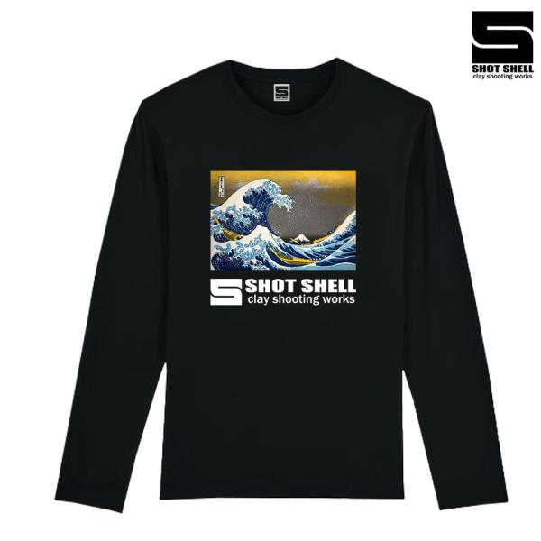 Shot Shell プリントTシャツHOKUSAI
