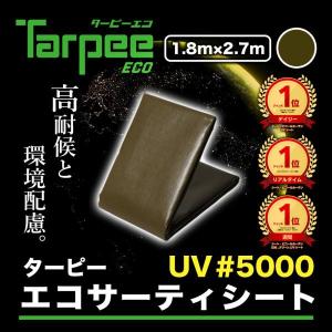UVシート ターピー エコサーティシートUV #5000 3.6m×5.4m ODグリーン