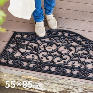 玄関マット ラバーマット 屋外 55×85×厚さ1.2cm 玄関 泥落とし