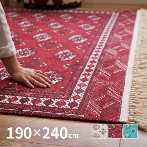 【美品】 ウィルトン織 絨毯 カーペット ラグ レッド 花柄 130×200㎝ ラグ 絨毯 カーペット 約1.5畳 約135×200cmレッド 高級カーペット