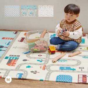 ラグ マット プレイマット 2畳 148cm×196cm M 折りたたみ クッション キッズラグ 道路柄 アニマル柄 モロッコ柄 子ども部屋 エクスシリーズ