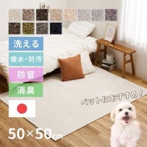 無料サンプルあり 洗える 防音 タイルカーペット ペット 犬 猫 撥水 防汚 消臭 防ダニ 50×50 ラグ 敷き詰めカーペット 子ども 特別送料無料