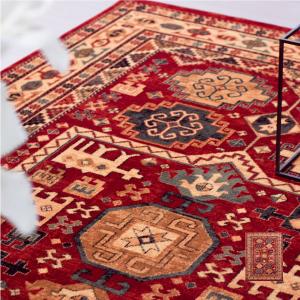 ラグ 絨毯 カーペット 約3畳 約200×250cmレッド 高級カーペット