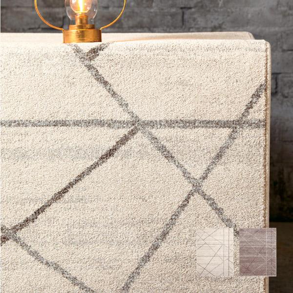 ラグ 絨毯 カーペット 約2.5畳 約160×230cm アイボリー トープ 高級カーペット ウィル...