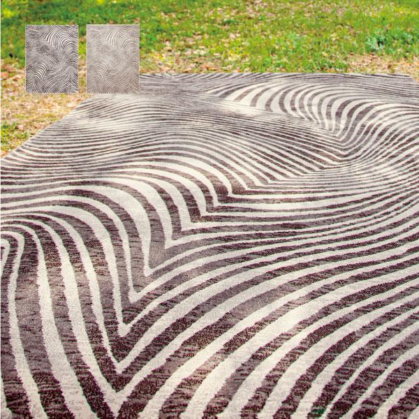 ラグ 絨毯 カーペット 約2.5畳 約160×230cm グレー ブラック 高級カーペット ウィルト...