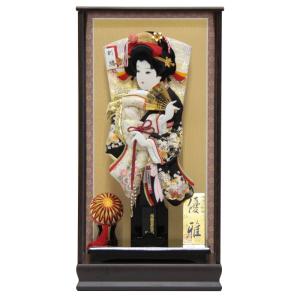 羽子板 ケース入り 金駒刺しゅう春陽(TO2302) 18号...