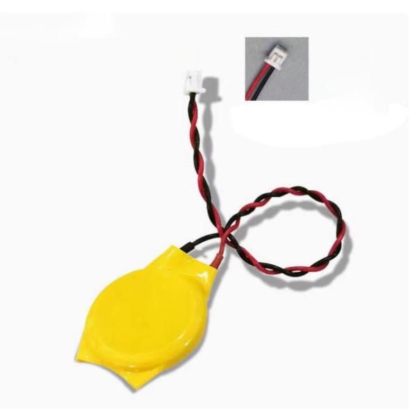 二次充電式リチウム電池 3V 1-Cell ML1220 3V  コネクタ2ピン CMOS電池 バッ...