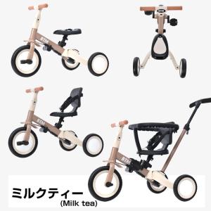 子供用三輪車 4in1 自転車 押し棒付き 安...の詳細画像1