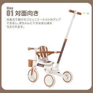 子供用三輪車 舵取り 多機能 手押し棒 カバー...の詳細画像3