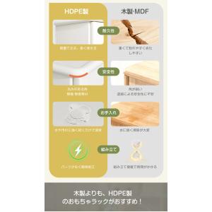 在庫一掃★おもちゃ収納 木製 大容量 幅110...の詳細画像3