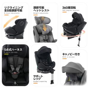 R129適合 チャイルドシート 新生児 ISO...の詳細画像3