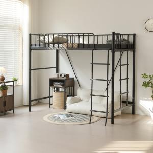 イケア（IKEA） VITVAL ロフトベッドフレーム/ベッドベース付き90x200