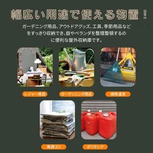 【窓付き】物置 屋外 スチール 倉庫 戸外収納...の詳細画像4