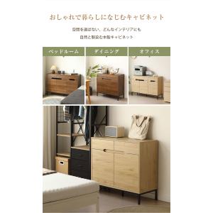 【2列タイプ】キャビネット コード穴付き サイ...の詳細画像4