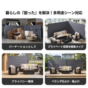 【幅6m】格納式サイドオーニング 自動巻き上げ...の詳細画像4