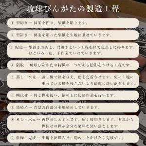 知念紅型研究所 知念冬馬 本場琉球びんがた名古...の詳細画像1