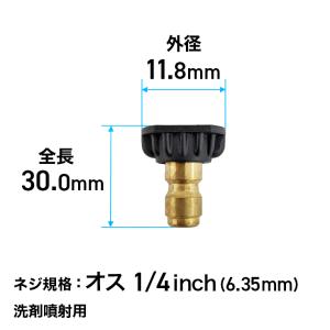 HAIGE（ハイガー） 高圧洗浄機用パーツ ノズルチップ（緑）噴射角度25