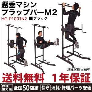 マルチジム 懸垂マシン プラップバー HG-P1001N2 ブラック チンニングスタンド （送料無料 1年保証）