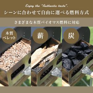 ピザ窯 ピザオーブン 温度計付き ポータブル ...の詳細画像4