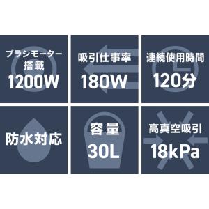 ハイガー YOTUKA 業務用掃除機 30L ...の詳細画像2
