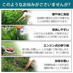 2026年進化版 草刈機 充電式 電動草刈機 ...の詳細画像2