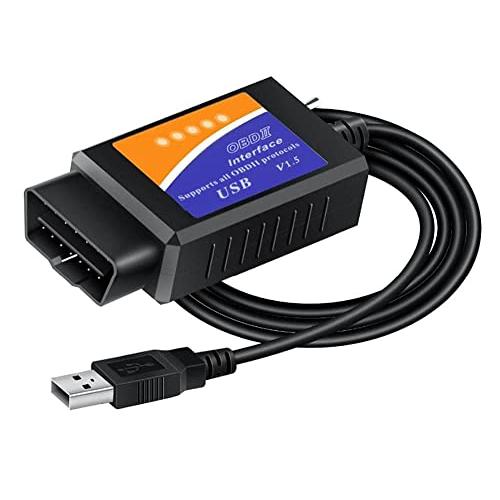 ELM327 OBD2 USB接続 スキャンツール 車故障診断機 車の状態を細かく診断するドクター ...