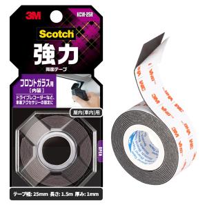 3M スコッチ 強力両面テープ フロントガラス用 幅25mm長さ1.5ｍ KCW-25R｜haijistore