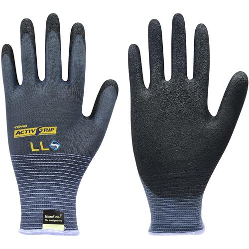 東和コーポレーション:トワロン ニトリル背抜き手袋 アクティブグリップ LL 581-2L 型式:5...