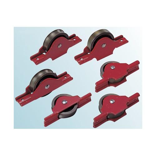 ヨコヅナ:赤枠2mm厚ローラー戸車 袖平型 型式:RJK-0363（1セット:12個入）