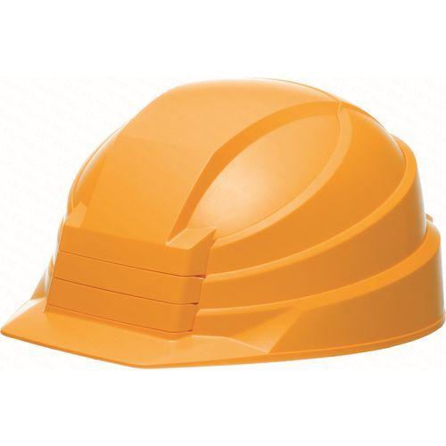 DICプラスチック:折りたたみヘルメット 防災用 イエロー 型式:AA21型HA7-K21式(IZA...
