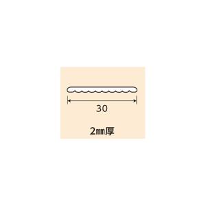 光モール:平押え ホワイトウッド 型式:2269の詳細画像1