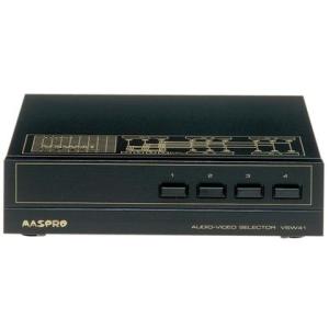 DXアンテナ:AVセレクター 入力4・出力1RCAピンジャックパッシブ 電源不要タイプ 型式:VSW...