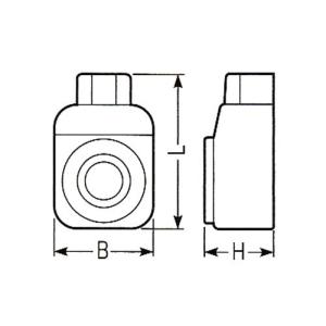 未来工業:給水栓用エルボボックス 型式:RME...の詳細画像3