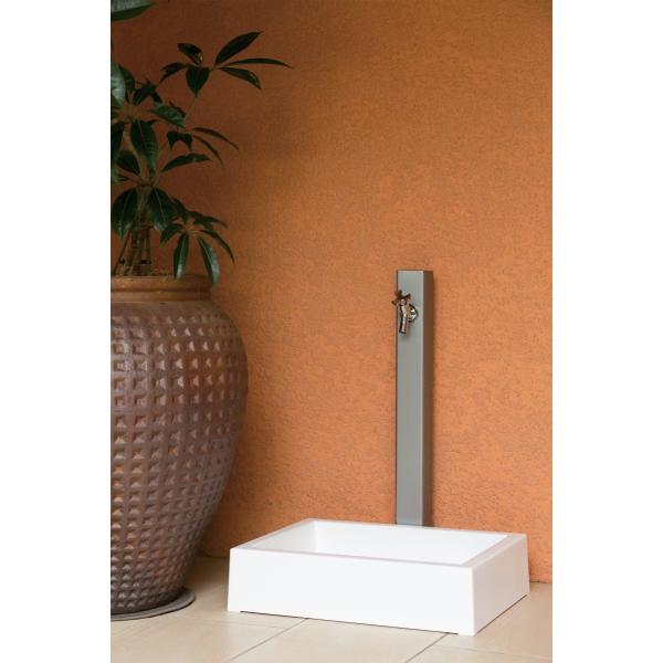 前澤化成 パレットシリーズEX柱 バルブソケット接合タイプ HI-A1×900 シルバー