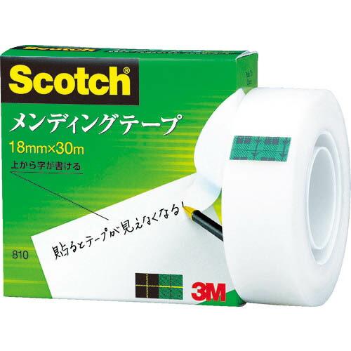 【SALE価格】3M メンディングテープ 18mmX30m 巻芯径25mm ( 810-1-18 )...