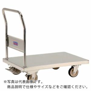 テックサス フットブレーキ付 ステンレス台車 スチールφ125ウレタン車 ( NW-9060E-FB ) (株)テックサス｜haikanshop