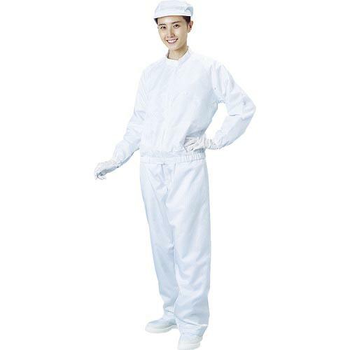 ブラストン クリーンルーム用ウエア 防塵ジャケット(立衿) 白 3Lサイズ ( BSC-42001-...