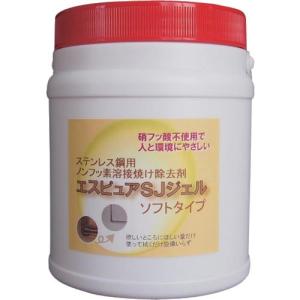 佐々木化学 ステンレス溶接焼け除去剤 エスピュアSJジェル(低粘度タイプ)1kg ( SJJEL(SOFT)1000G ) 佐々木化学薬品(株)｜haikanshop