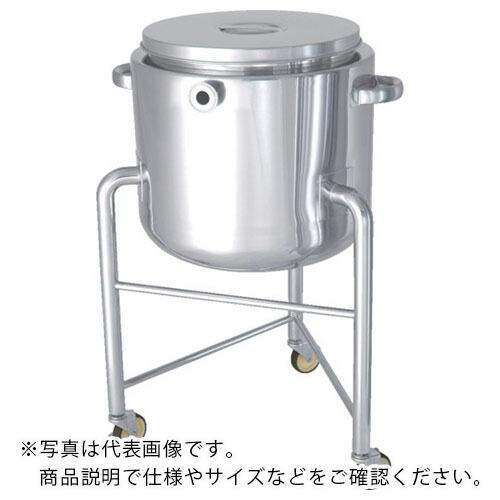 日東 ステンレスタンク鏡板型ジャケット容器脚付150L  ( DT-ST-J-L-565 )