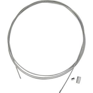 TRUSCO ステンレスワイヤカットロープ+スリーブ付 1.0パイΦ×2000mm