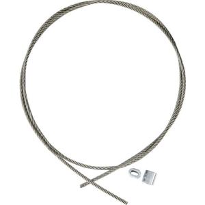 TRUSCO ステンレスワイヤカットロープ+スリーブ付 3.0パイΦ×3000mm