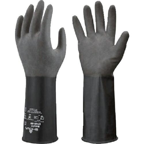 ショーワ 耐薬品手袋 No874R ブチルゴム製化学防護手袋 XLサイズ ブラック ( NO874R...