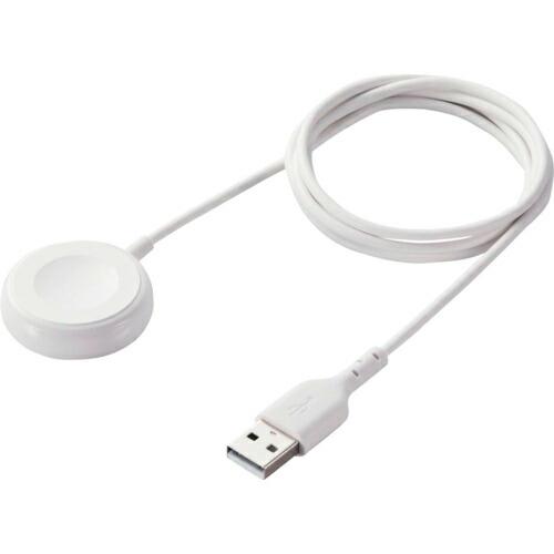 エレコム Apple Watch磁気充電ケーブル 高耐久 USB-A 1.2m ホワイト ( MPA...