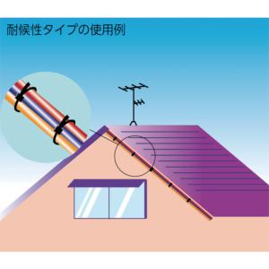 TRUSCO ケーブルタイ幅2.5mm×203...の詳細画像3