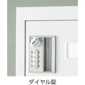 TRUSCO 預かりロッカー4列10段 ダイヤ...の詳細画像1