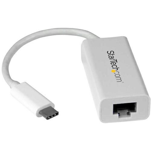 スターテック LANアダプター/USB-C/1x RJ45/10/100/1000 Mbps/ホワイ...