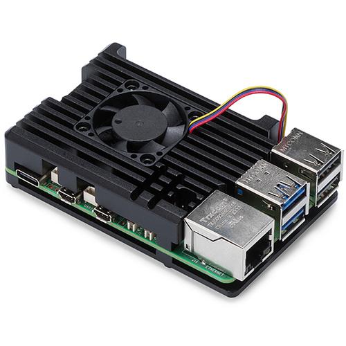 タカチ Raspberry Pi 5 ファン付ヒートシンクケース ( RPF-5 )